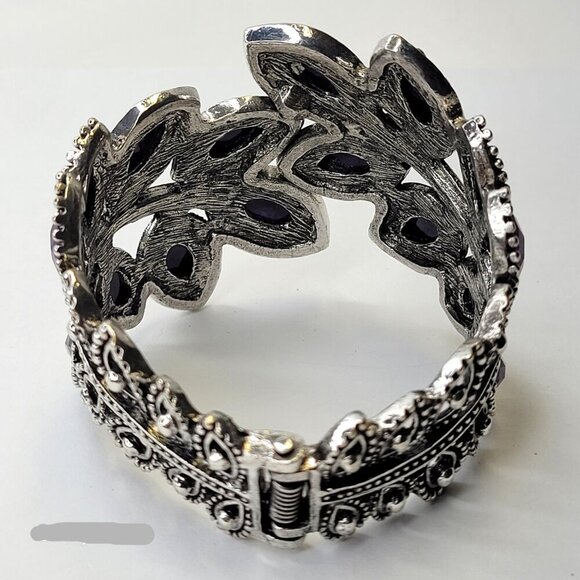 Purple Cuff Bracelet Purple Bangle - Picture 3 of 11